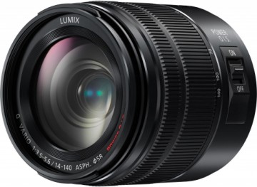 Panasonic Lumix G Vario 14-140mm f/3.5-5.6 II ASPH. POWER O.I.S. lens, black