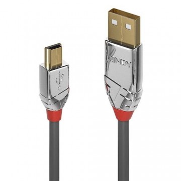 Lindy 36633 USB cable 3 m USB 2.0 USB A Mini-USB B Grey