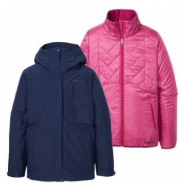 Marmot Jaka Wms Minimalist Component Jacket M Arctic Navy/Wild Rose