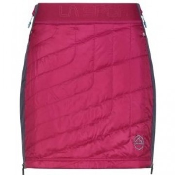 La Sportiva Svārki WARM UP Primaloft Skirt W M Red Plum/Carbon