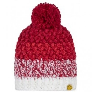 La Sportiva Cepure TERRY Beanie W S/M Hibiscus/White