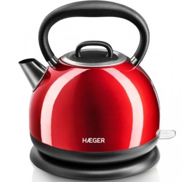Haeger EK-22R.021A Red Cherry Electric kettle 1.7L 2200W