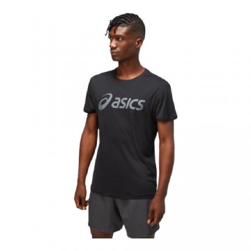 Vīriešu Krekls ar Īsām Piedurknēm Asics Core Melns