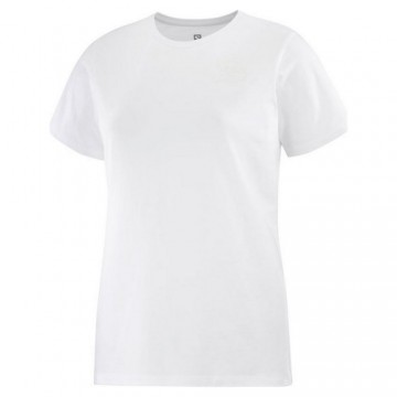 Women’s Short Sleeve T-Shirt Salomon Small Logo White