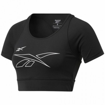 Women’s Short Sleeve T-Shirt Reebok Training MYT Black