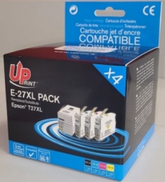 UPrint Epson E-27XL Pack BK (25ml) + C/M/Y (13ml)