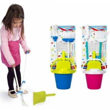 Bigbuy Fun Apkopes un Uzglabāšanas Komplekts Cleaning Home Kubs Slota Šaufele Birste