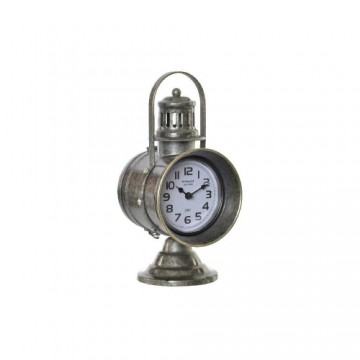 Настольные часы DKD Home Decor Стеклянный Серый Железо (13.3 x 18 x 28.5 cm)