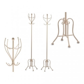 Coat rack Metal Cream (30 x 180 x 30 cm)