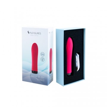 Lodveida Vibrators S Pleasures Rozā (13,7 x 3,5 cm)