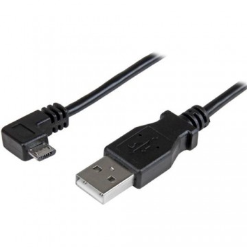 Универсальный кабель USB-MicroUSB Startech USBAUB2MRA           (2 m) Чёрный