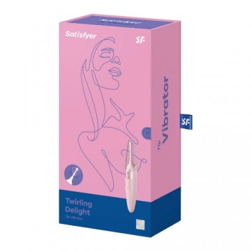 Izliekts klitora vibrators Satisfyer Rozā