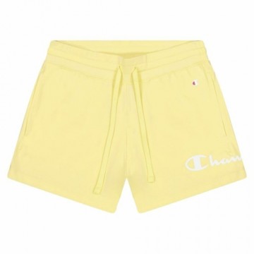 Sports Shorts for Women Champion Drawcord Pocket Yellow