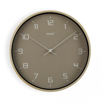 Bigbuy Home Настенное часы Серый Деревянный PU (30,5 x 4,3 x 30,5 cm)