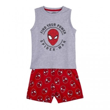 летняя пижама для мальчиков Spiderman Серый