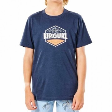 Krekls ar Īsām Piedurknēm Bērniem Rip Curl Filler Tee B Zils