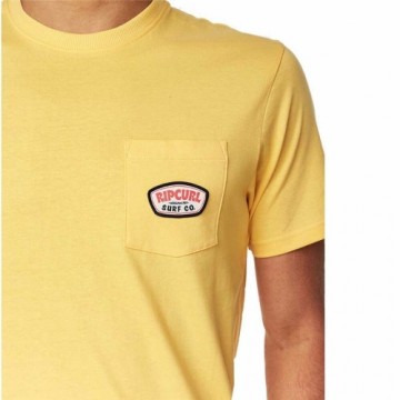 Men’s Short Sleeve T-Shirt Rip Curl Badge M
