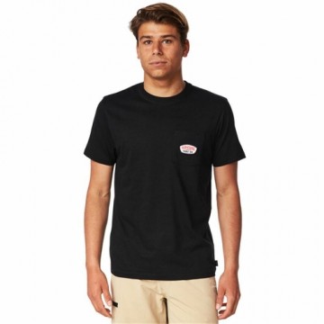 Men’s Short Sleeve T-Shirt Rip Curl Badge M