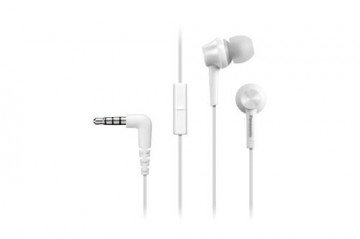 Panasonic Canal type RP-TCM115E-W In-ear, 3.5mm (1/8 inch), Microphone, White,