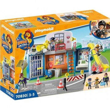 Playset Playmobil Duck on Call Полиция Базовая станция 70830 (70 pcs)