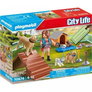 Playset Playmobil City Life Пёс обучение 70676 (37 pcs)