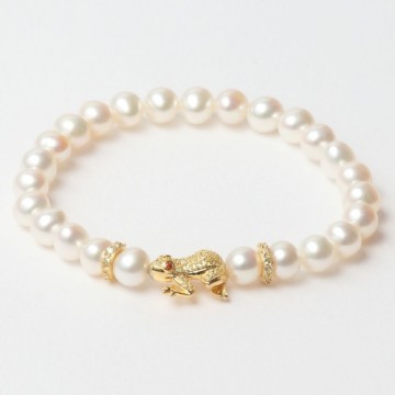 Ladies' Bracelet Lancaster JLA-BR-FROG-6-WH 16 mm