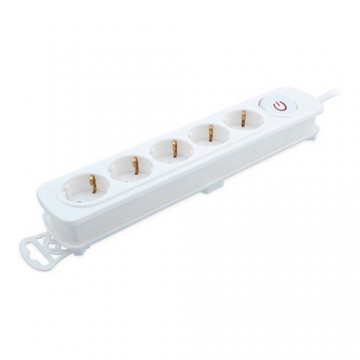 Power Socket - 5 Sockets with Switch TM Electron 250 V