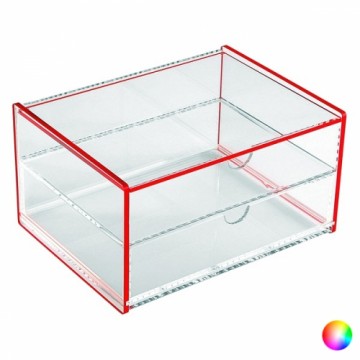 Bigbuy Home Kaste ar nodalījumiem polipropilēns (13 x 9,2 x 17,1 cm)