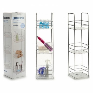 Bathroom Shelves Transparent Metal Plastic