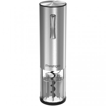 Prestigio Nemi, Electric wine opener, aerator, vacuum preserver, Silver color