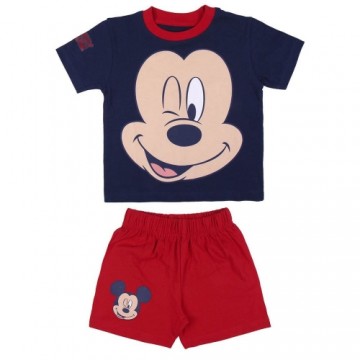 Pajama Bērnu Mickey Mouse Sarkans