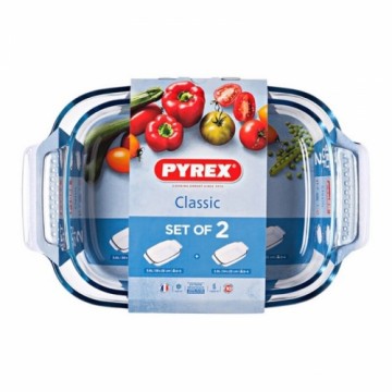 Набор посуды для духовки Pyrex Classic Боросиликатное стекло (2 pcs)