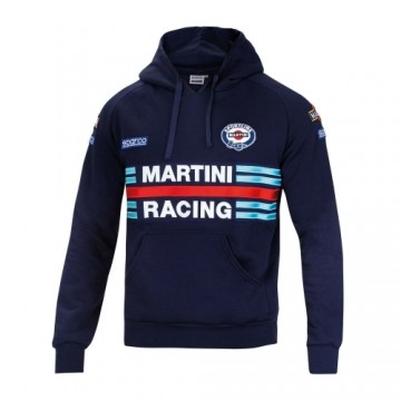 Толстовка с капюшоном Sparco Martini Racing Размер М Тёмно Синий