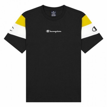 Футболка с коротким рукавом Champion Crewneck Color Block M Чёрный