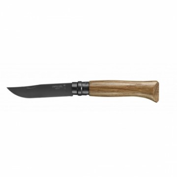 Нож Opinel Черный  Nr08 нержавеющая сталь, рукоять дуб