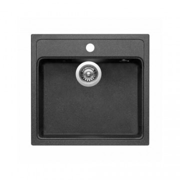 The sink PYRAMIS CAMEA 53x50 1B black