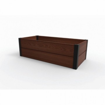 Paaugstinātā dārza dobe Keter Maple Trough, brūna 106 x 50 x 32 cm