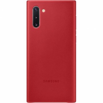 Samsung  Galaxy Note 10+ Leather Cover Red