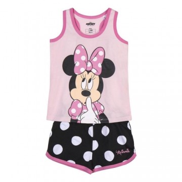 Summer Pyjama Minnie Mouse Black Pink