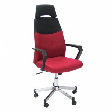 Рабочий стул DOMINIC 58x59xH113,5-121cм, сиденье и спинка: ткань, цвет: красный-чёрный