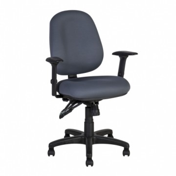 Darba krēsls SAGA 64x64xH95,5-115 cm, sēdvieta un atzveltne: audums, krāsa: pelēks