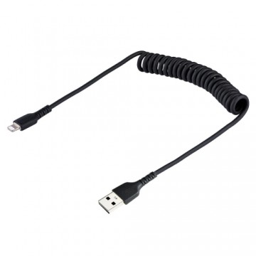 USB uz Lightning Kabelis Startech RUSB2ALT50CMBC Melns 50 cm