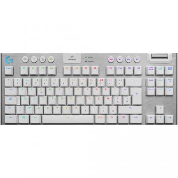 LOGITECH G915 TKL - WHITE - PAN - 2.4GHZ/BT - NORDIC - TACTILE SWITCH