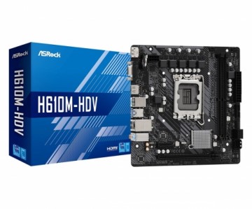 Asrock H610M-HDV s1700 2DDR4 DP/HDMI mATX