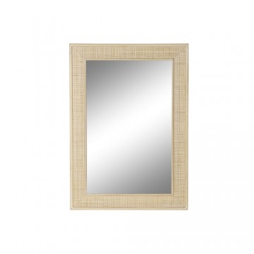 Sienas spogulis DKD Home Decor Paulovnijas koks (70.5 x 2.5 x 100.5 cm)