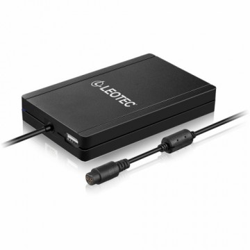 Laptop Charger LEOTEC Black Universal 90 W