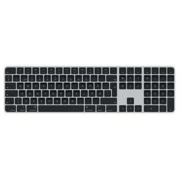 Apple Magic Keyboard with Touch ID MMMR3S/A Standard, Wireless, Swedish, Numeric keypad, Black, Bluetooth