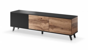 Halmar RANDOM RTV-2 TV-stand, color: wotan oak/black