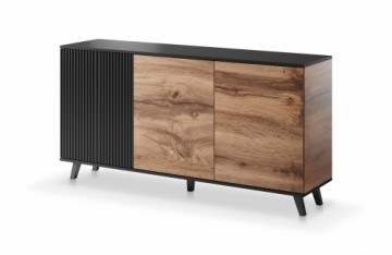 Halmar RANDOM KM-1 chest, color: wotan oak/black