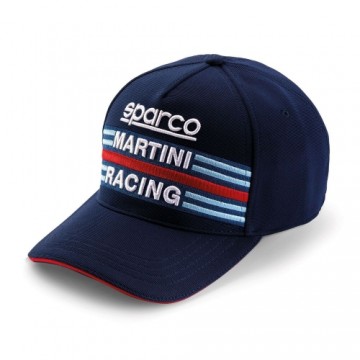 Cepure Sparco Martini Racing Sarkans Zils